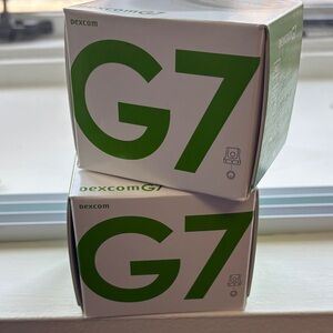 G7 Continuous Glucose Monitor Sensor - White with Green Accents